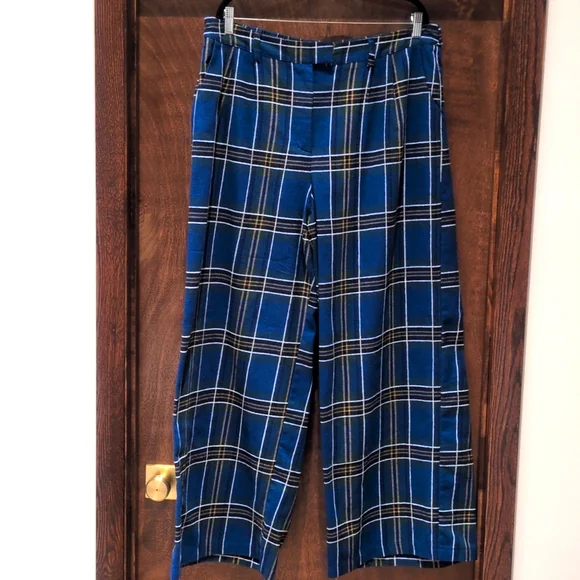 Dressed in LALA 2X blue plaid trousers - Picture 2 of 6